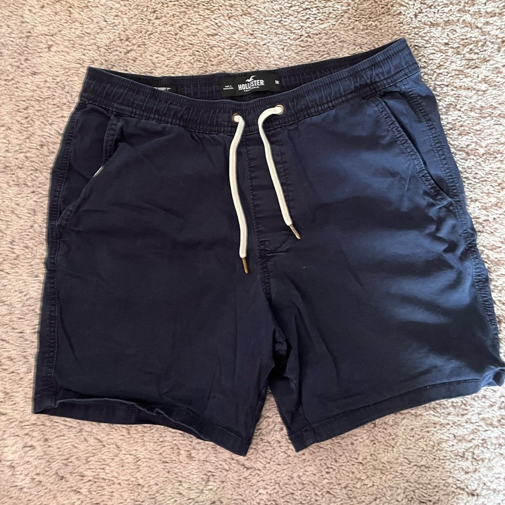 Hollister Dark Blue Casual Shorts